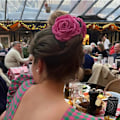 Pikkukuva 7 / 10: Ruusun ja Ravun Kukka Hårklämma ROSA 9CM vaaleanpunainen 9cm pink