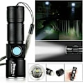 Pikkukuva 1 / 5: Tehokas 5000 lumenin USB-ladattava taskulamppu