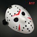 Miniatyrbild 1 av 5: Jason Voorhees Fredag den 13:e skräckfilm Hockey Mask Hallow A17