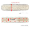 Miniatyrbilde 2 av 7: Dunjakke med Pelshette Stripe Faux Collar GRÅ 75CM 75CM grå 75cm-75cm grey
