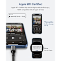 Miniatyrbillede 5 af 5: Bil Aux-lydkabel til iPhone, Lightning til 3,5 mm Nylon Stereo Audio