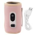 Pikkukuva 1 / 8: Baby-maitojen lämmitin USB-liitäntä, digitaalinen näyttö, 5 nopeutta, kannettava maitojen lämmitin, rintamaidon lämmitin, vesi, vaaleanpunainen 0.8