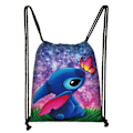 Pikkukuva 1 / 4: Lilo ja Stitch Lapset Pojat Tytöt Koulu PE Uinti Urheilu Vetoketjullinen Reppu #5 32x38cm #5 32x38cm