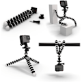 Miniatyrbilde 1 av 5: Octopus fleksibel stativkamera + monteringsfeste for actionkamera, selfie-stativ for livesending