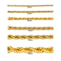 Miniatyrbild 2 av 3: Cordell halsband i rostfritt stål med 18k guldplätering 3mm tjock, 60cm lång