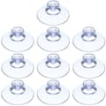 10 Pieces Suction Cups, Suction Cup for Glass Table, Mini Suction Cup, Transparent Suction Cups, Small Suction Cups, for Various Smooth Surfaces, Glass, Ti-FA-