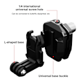Miniatyrbilde 5 av 9: Motorsykkel Vindrute Action Kamera Festespenne for GoPro Hero12 Black / DJI Osmo Action 4 / Insta360 X4 / Ace Pro og Andre Actionkameraer