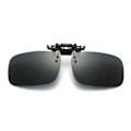Miniatyrbillede 1 af 7: Klips-på Solbriller Sort Glas 40x58mm sort black