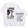 Miniatyrbilde 1 av 2: Taylor Swift The Best Tour Fans T-skjorte Trykt T-skjorte Blus Pullover Topp Vuxen Kolleksjon Gave Hvit XL White