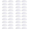 Pikkukuva 1 / 5: 20 par glasögon näskuddar glasögonkuddar halkfria silikon mjuka näskuddar självhäftande näskuddar (transparent, 1,5 mm)