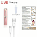 Miniatyrbillede 2 af 4: Flawless Facial Hair Remover USB Genopladelig 18k Guldbelagt Resultat som Jml Black