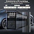 Miniatyrbild 4 av 5: 6000mAh Mini Elektrisk Luftpump, Bärbar Luftkompressor Sladdlös Däckuppblåsare 150PSI med Digital LCD-display, Elektrisk Cykelpump med LED-ljus
