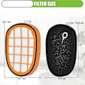 Miniatyrbillede 5 af 5: 4-pak filter til Philips Speedpro Max Aqua Håndholdt Fc6812 Fc6813