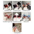 Miniatyrbilde 2 av 8: Rhinestone solbriller uten innfatning Gradient gray