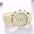 Miniatyrbillede 1 af 9: Quartz Armbåndsur Elektronisk Ur BEIGE beige
