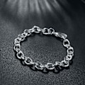 Pikkukuva 4 / 5: Rannekoru - Tyylikäs ja Kaunis Ketju/Linkki-Design silver