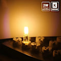 Miniatyrbillede 4 af 6: 10 stk LED G4 dæmpbare pærer, 2W, varm hvid, AC/DC 12-24V - Perfet