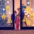 Miniatyrbilde 4 av 5: 3 stk. Julevindusilluminasjon, Julevindudekorasjoner Batteridrevet