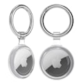 Pikkukuva 1 / 7: 2-pakkia läpinäkyviä Apple AirTag -kuoria 360 asteen suojauksella transparent