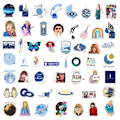 Miniatyrbilde 2 av 2: 200th Stickers Taylor Swift Klistremer Graffiti Klistremer B 50stk