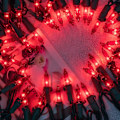 Miniatyrbild 3 av 5: Röda julgransljus med grön kabel 66 fot 200 räkna Ul Certifie