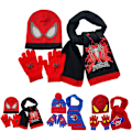 Pikkukuva 2 / 2: Spider-Man-pipo, huivi ja lapaset - talvisetti ulkoiluun Grey spider-man