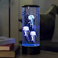 Miniatyrbilde 1 av 3: LED-manet lavalampe, USB elektrisk stemningsrund, med 3 falske glødende maneter
