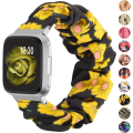 Miniatyrbillede 1 af 4: Scrunchie-bånd kompatibel med Fitbit Versa/Versa 2/Versa Lite