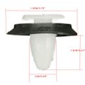 Miniatyrbilde 2 av 4: 100 stk. klips for Fiat Ducato 71728806, 8565.43, 856543