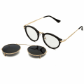Pikkukuva 5 / 5: Aurinkolasit Steampunk Metal Retro Circle Double Lens Vintage
