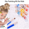 Miniatyrbild 5 av 5: Måla efter nummer-kit DIY Canvas Oljemålning Kit för barn, vuxna SQBB