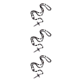 Miniatyrbillede 4 af 5: 1/2/3/5 Træperler med korsvedhæng til mænd og kvinder 3Set