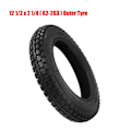 Pikkukuva 5 / 7: 12 tuuman renkaat 12 1/2 x 2 1/4 ( 62-203 ) Sopii moniin sähköisiin skoottereihin ja sähköpyöriin 12 1/2X2 1/4 Renkaat Inner Tube