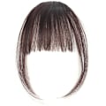 Miniatyrbilde 2 av 3: Tynn luftlugg Naturlig frynse Kunstig hårforlengelse Kvinneklips dark brown