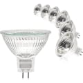 Miniatyrbild 1 av 5: MR16 Spot Glödlampa, 12V 20W Glödlampa, Gu5.3 Glödlampa Dimbar MR16 Glödlampa, 2-stifts halogenlampor Varmvit 2700K，Pack med 6