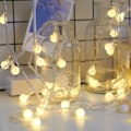 Miniatyrbillede 1 af 5: LED Frosted Lille Kugle Lampe Atmosfære Lampe Camping Kobbertråd