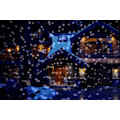 Miniatyrbilde 4 av 4: LED-projektor for snøfallseffekt - Store/små snøflak med fjernkontroll, IP65 vanntett for utendørs og innendørs
