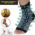 Miniatyrbilde 5 av 10: 2 par fotstrømper Plantar Fasciitis kompresjonsstrømper L/XL