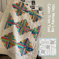 Pikkukuva 5 / 7: Snedig timmerstuga trimverktyg quiltmall patchwork sylinjal 8 inches