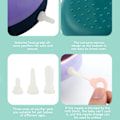 Miniatyrbillede 5 af 5: Hvalpe Nipples Feeder, Multi-mouthed Pet Silicone Bionic Milk Bowl