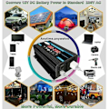 Pikkukuva 5 / 5: 4000W puhdas siniaaltoinvertteri 12V 220V siniaaltoinvertteri