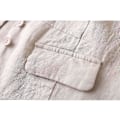 Miniatyrbillede 5 af 5: Kvindes Bomuldslinned Vest, Casual Løstsiddende V-hals Ærmeløs Vestjakke Beige 2XL Beige