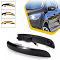 Miniatyrbild 2 av 5: Dynamiska sidobackspegelindikatorer Blinkers för Ford Focus 3 MK3 2012-2018 SE/ST/RS Rökfärgat hus, Bärnstensfärgad LED js