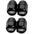 Miniatyrbilde 1 av 5: Bildekkventilhetter, støvdeksel for bil for Audi A1 A3 RS3 A4 A5 A6 A7 RS7 A8 Q3 Q5 Q