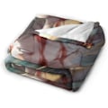 Miniatyrbilde 2 av 5: Varme vendbare fluffy fleece-tepper, Shingeki No Kyojin Armin Arlert Flanellteppe Strikket teppe for kino piknik strand-f 80x60in 200x150cm