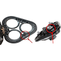 Miniatyrbilde 4 av 4: Reservedeler til elektrisk barbermaskin Barberhoder Blad for Philips