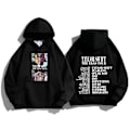 Miniatyrbild 1 av 2: Herr Dam Taylor The Eras Tour Höst/vinter Taylor Swift Fashion Hoodie Fan Hoodie svart black 2XL