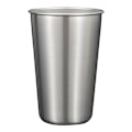 Miniatyrbilde 3 av 6: Rustfrie ølglass i rustfritt stål - Stabelbare ølglass for reiser - Metallglass for å drikke utendørs - 500 ml gjenbrukbare stålglass - 5-pakning