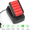 Miniatyrbilde 4 av 5: Bosch AL1830CV AL1820CV Erstatningslader for 14.4V og 18V Batterilader Verktøybatterier-XF7-