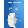 Miniatyrbild 3 av 5: WiFi-förstärkare 2024, uppdaterad WiFi-förstärkare 2024 European plug